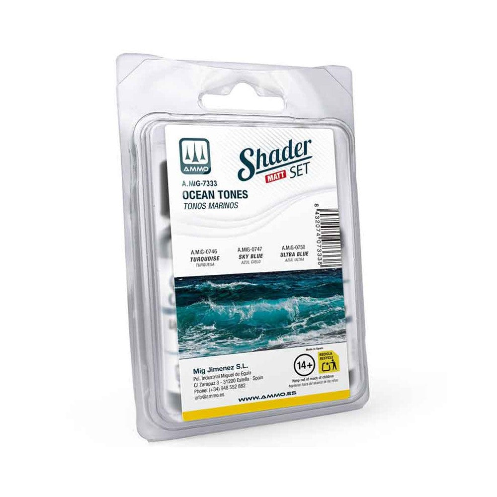 Ammo by MIG: Matt Shader - Ocean Tones Set