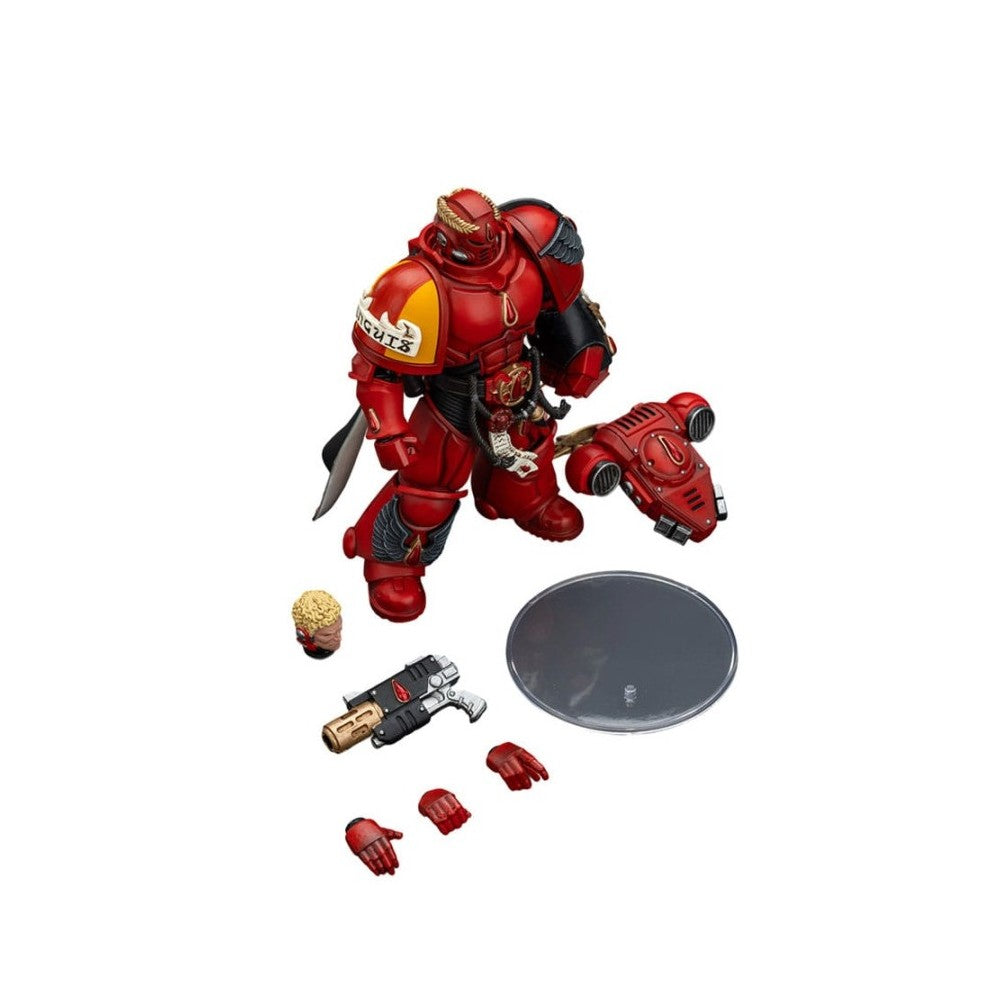 U2 Warhammer Collectibles: 1/18 Scale Blood Angels Captain with Inferno Pistol & Power Fist