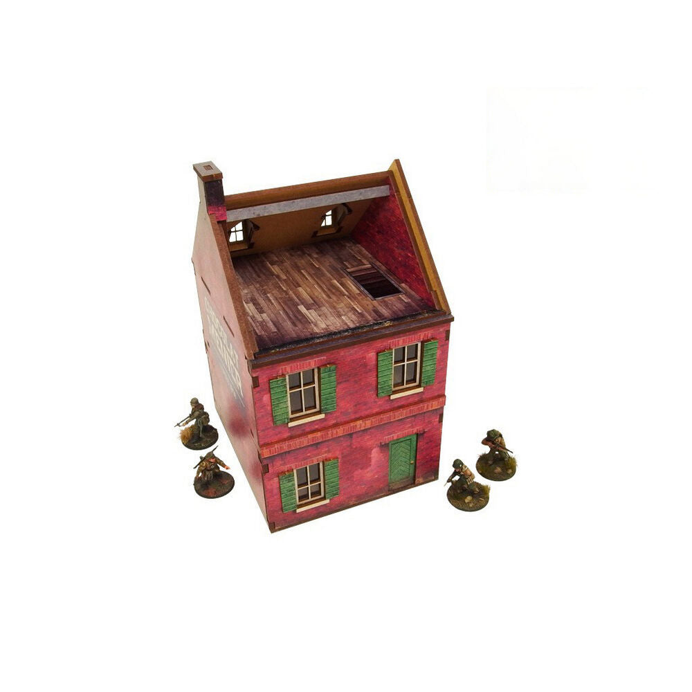 Micro Art Studio - WW2 Normandy Cafe PREPAINTED [28mm/1:56]