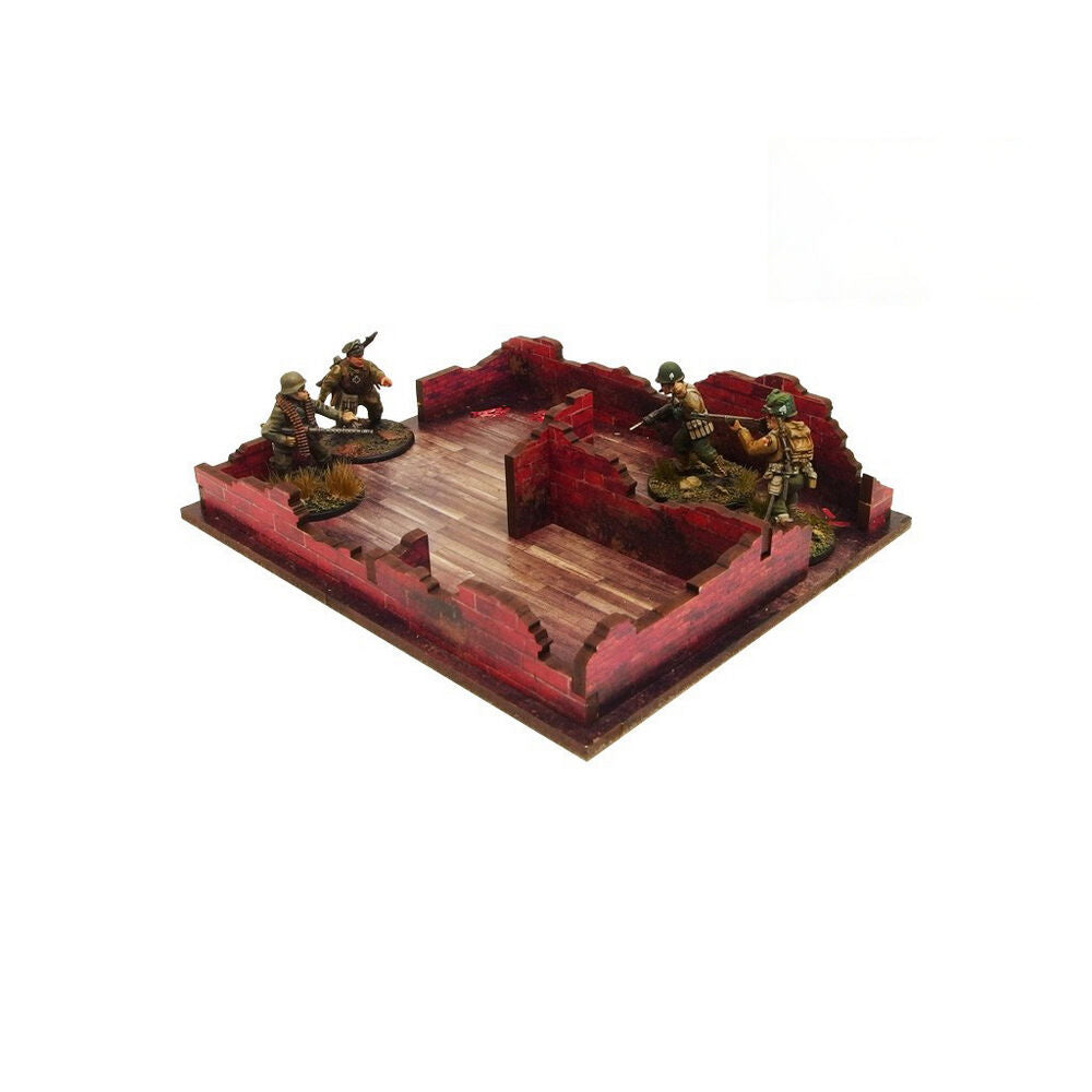 Micro Art Studio - WW2 Normandy Cafe PREPAINTED [28mm/1:56]