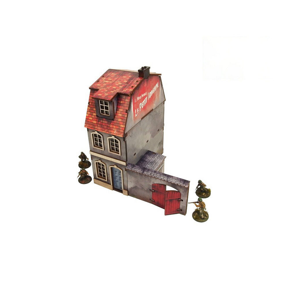 Micro Art Studio - WW2 Normandy Townhouse 1 PREPAINTED [28mm/1:56]