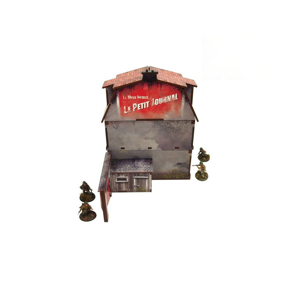 Micro Art Studio - WW2 Normandy Townhouse 1 PREPAINTED [28mm/1:56]