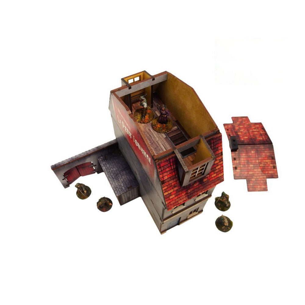 Micro Art Studio - WW2 Normandy Townhouse 1 PREPAINTED [28mm/1:56]