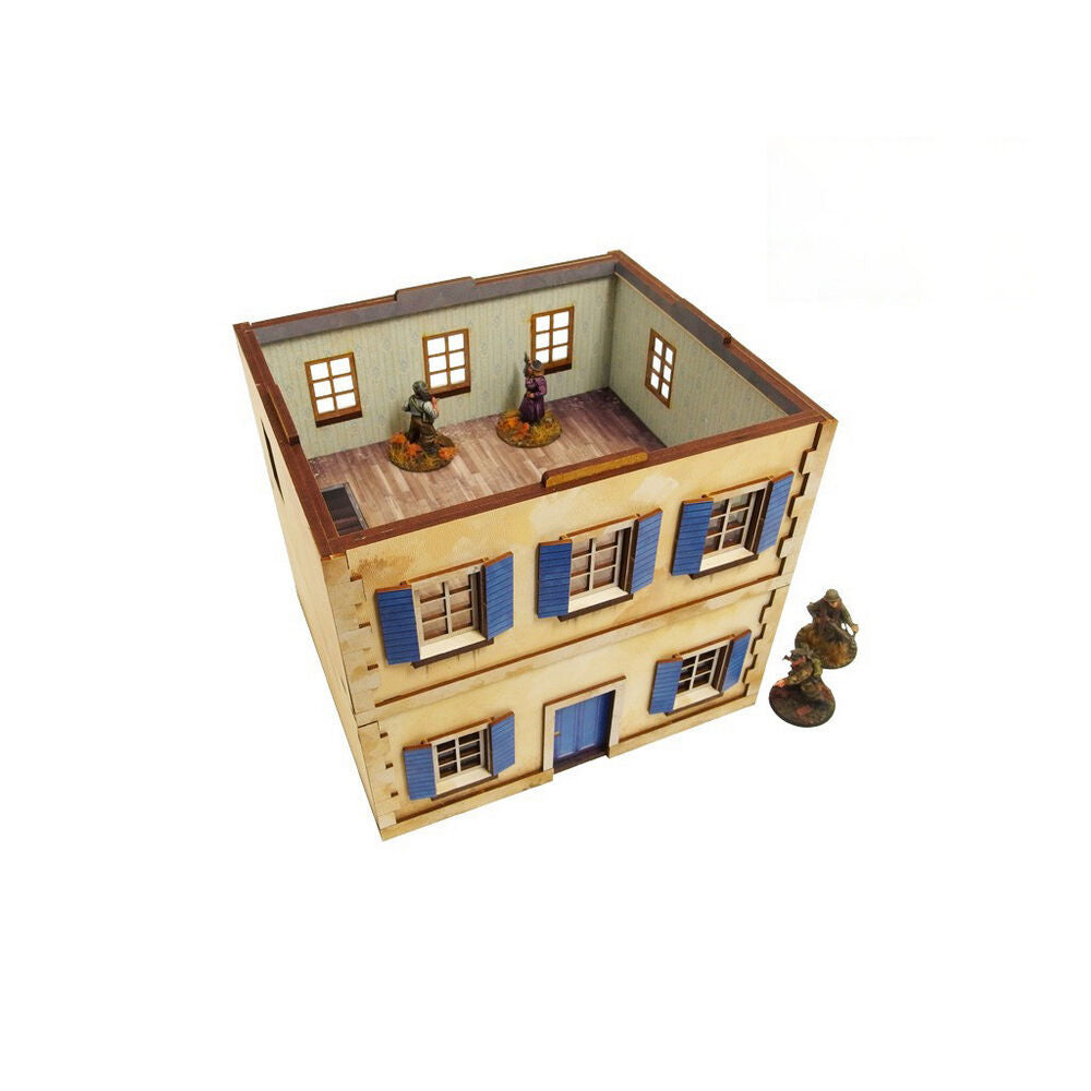 Micro Art Studio - WW2 Normandy Townhouse 3 PREPAINTED [28mm/1:56]