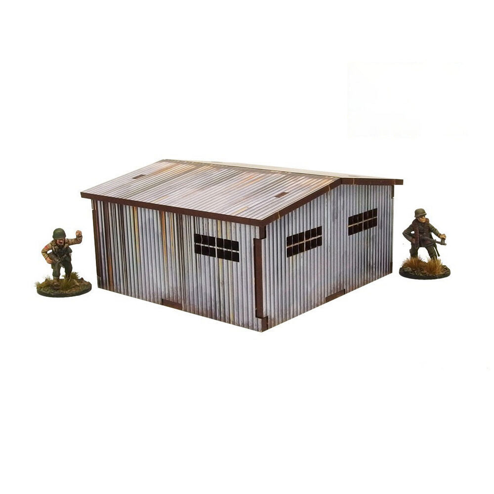 Micro Art Studio - WW2 Normandy Large Tin Shed PREPAINTED [28mm/1:56]