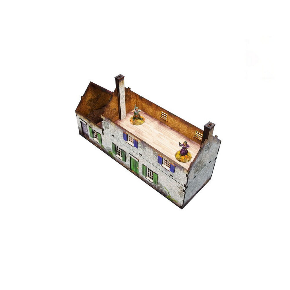 Micro Art Studio - WW2 Normandy Homestead w. Outbuildings PREPAINTED [28mm/1:56]