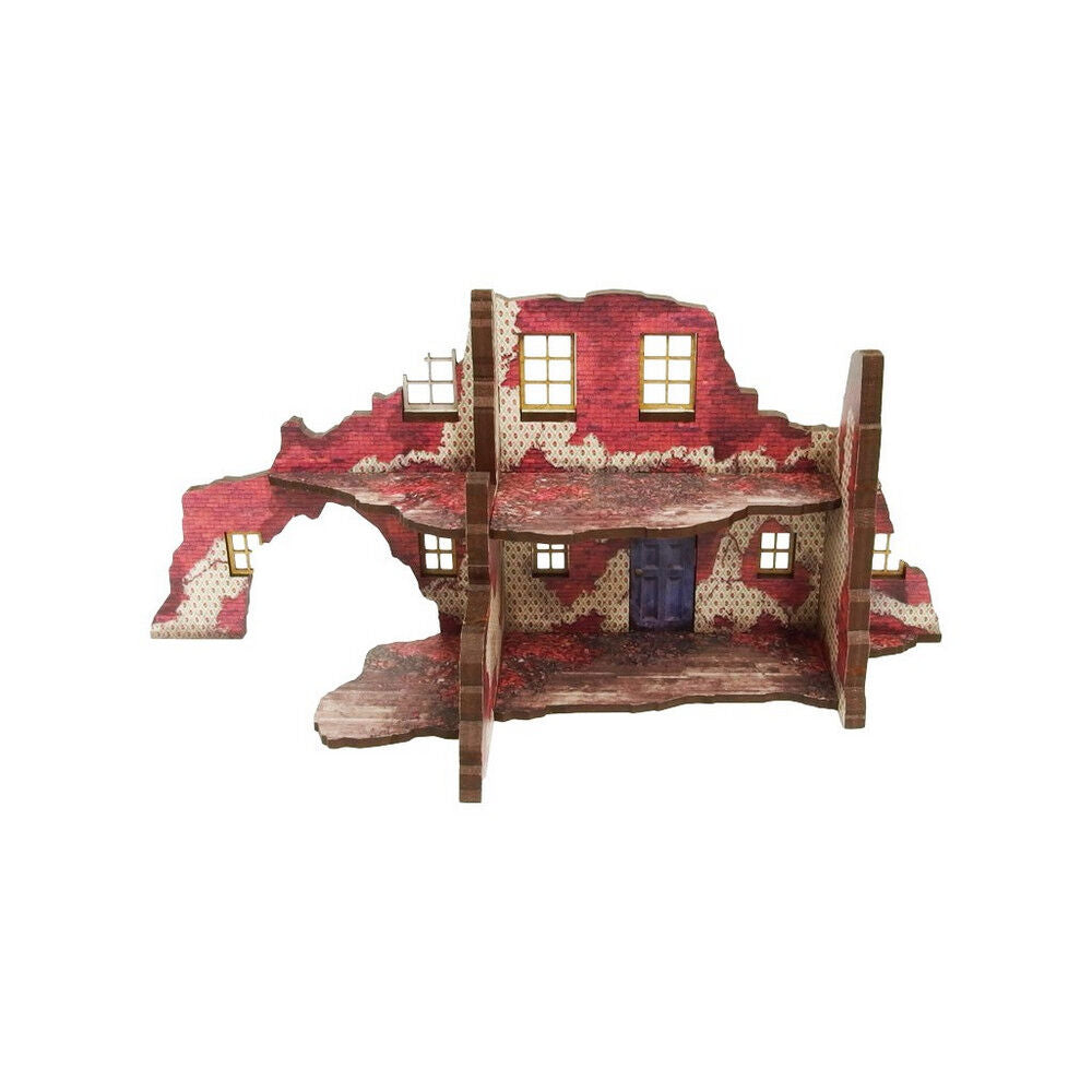 Micro Art Studio - WW2 Normandy Ruined Large House Ã¢â‚¬â€œ 2 PREPAINTED [28mm/1:56]