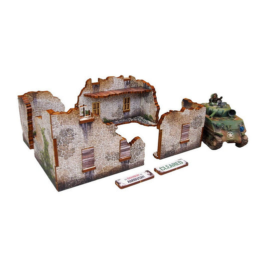 Micro Art Studio - WW2 Normandy Achtung Panzer Ruins 2 PREPAINTED [28mm/1:56]