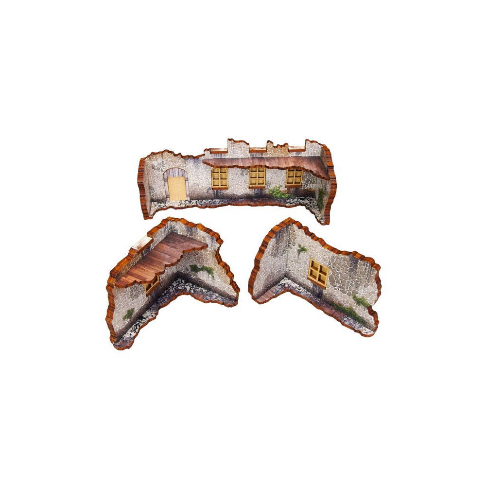 Micro Art Studio - WW2 Normandy Achtung Panzer Ruins 3 PREPAINTED [28mm/1:56]