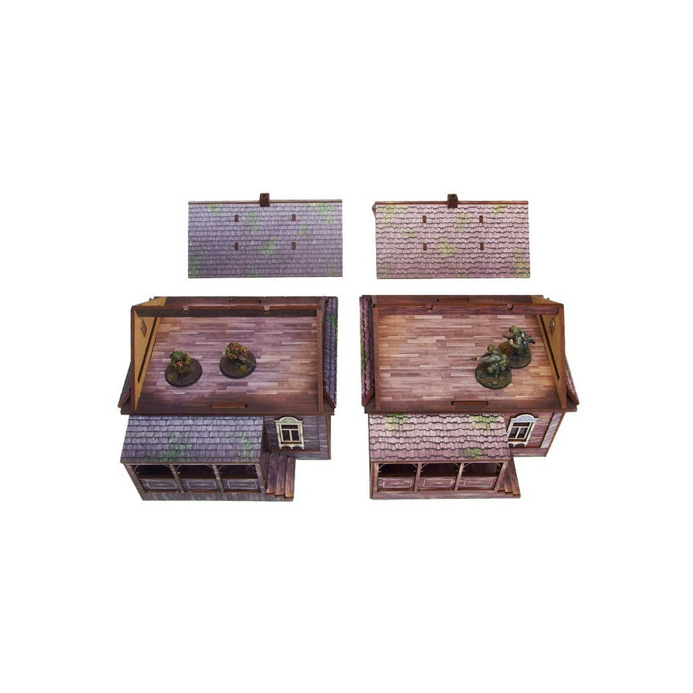 Micro Art Studio - WW2 Ostfront Village Doma (2) PREPAINTED [28mm/1:56]
