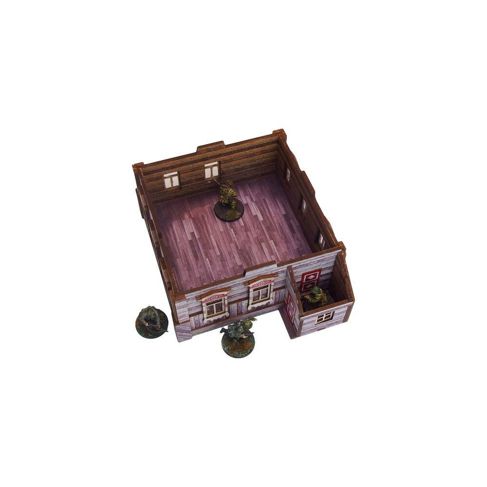 Micro Art Studio - WW2 Ostfront Village Whitewashed Dacha (1) PREPAINTED [28mm/1:56]