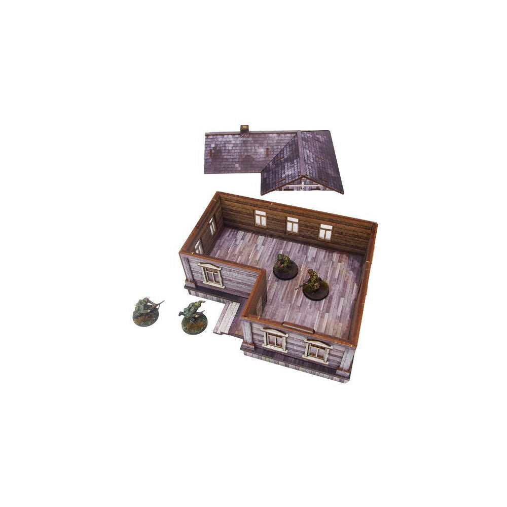 Micro Art Studio - WW2 Ostfront Village Iwan's House (1) PREPAINTED [28mm/1:56]