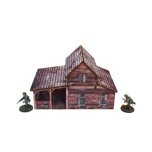 Micro Art Studio - WW2 Ostfront Village Workshop (1) PREPAINTED [28mm/1:56]