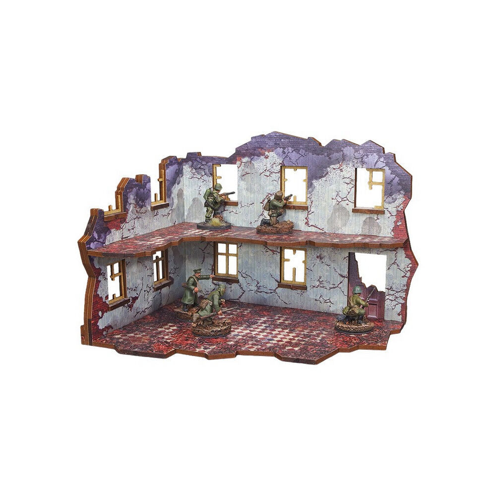Micro Art Studio - WW2 Ostfront Stalingrad Univermag Right (1) PREPAINTED [28mm/1:56]