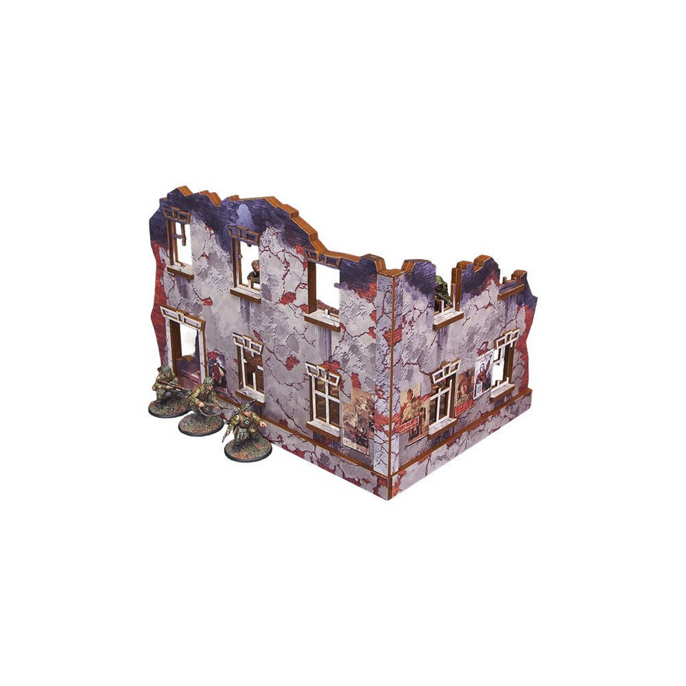 Micro Art Studio - WW2 Ostfront Stalingrad Univermag Right (1) PREPAINTED [28mm/1:56]