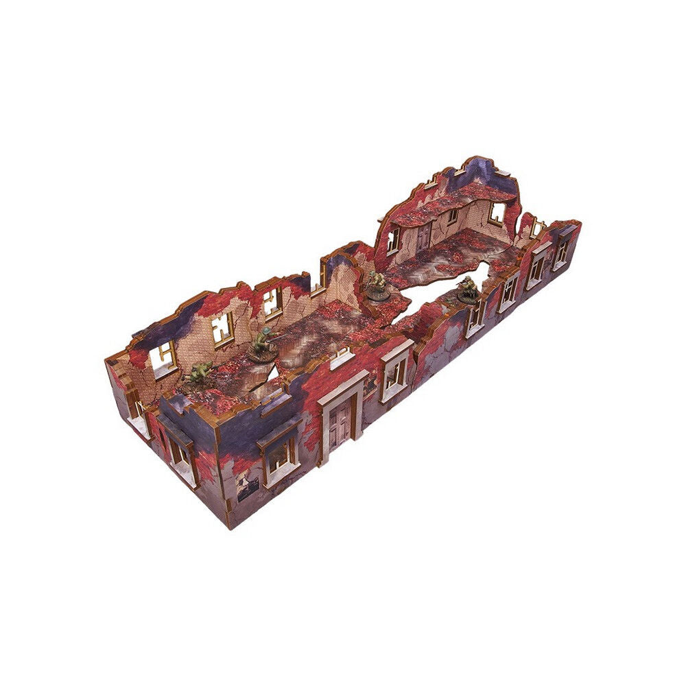 Micro Art Studio - WW2 Ostfront Stalingrad Ruined Building (3) PREPAINTED [28mm/1:56]