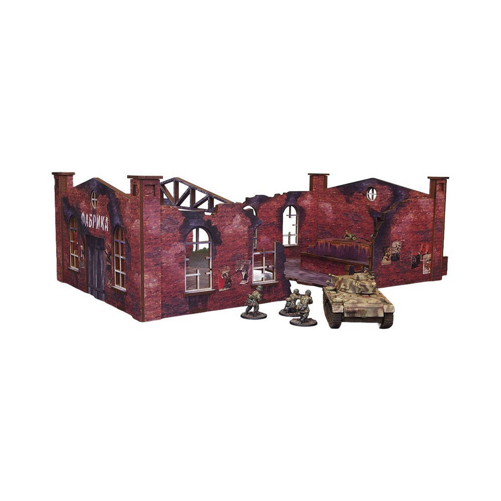 Micro Art Studio - WW2 Ostfront Stalingrad Factory Front (1) PREPAINTED [28mm/1:56]