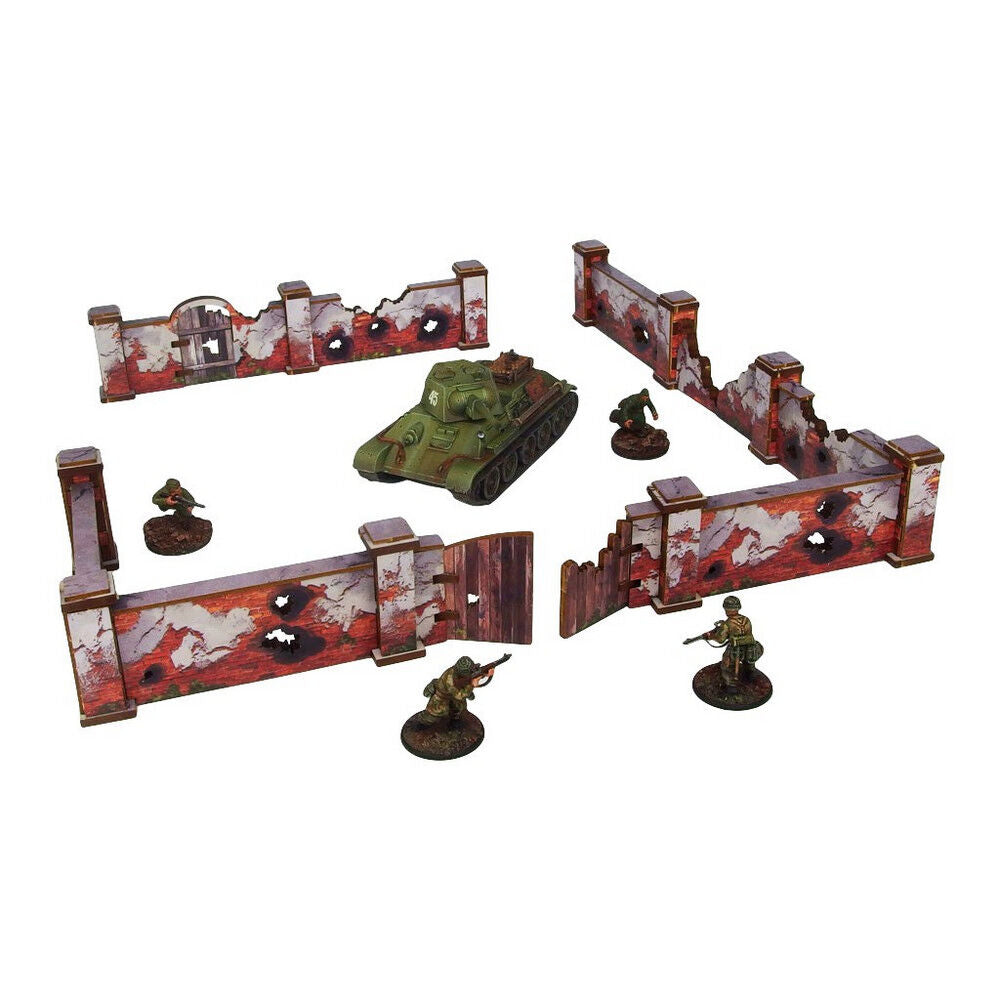 Micro Art Studio - WW2 Ostfront Stalingrad Walls High PREPAINTED [28mm/1:56]