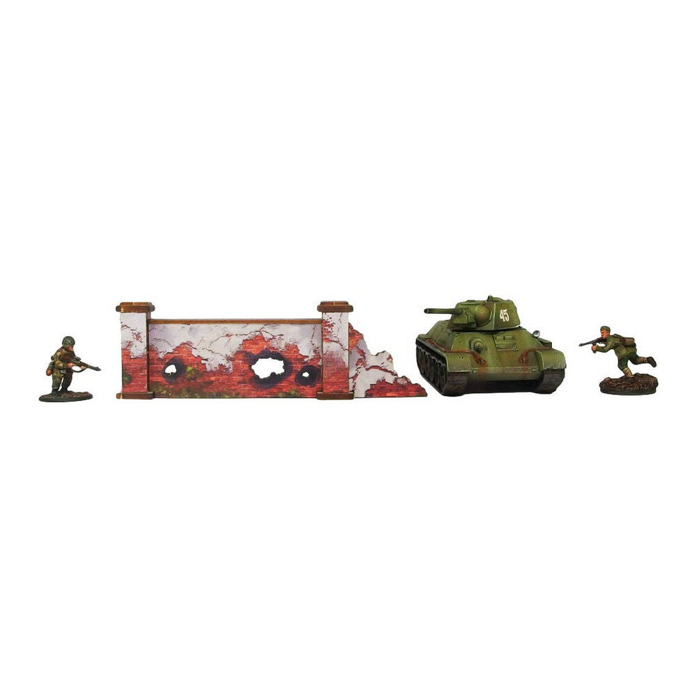 Micro Art Studio - WW2 Ostfront Stalingrad Walls High PREPAINTED [28mm/1:56]
