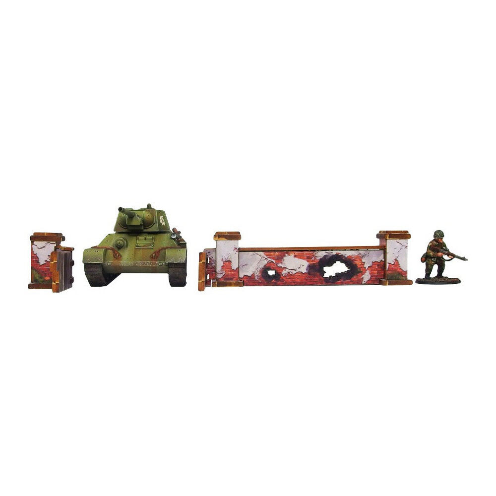 Micro Art Studio - WW2 Ostfront Stalingrad Walls Low PREPAINTED [28mm/1:56]