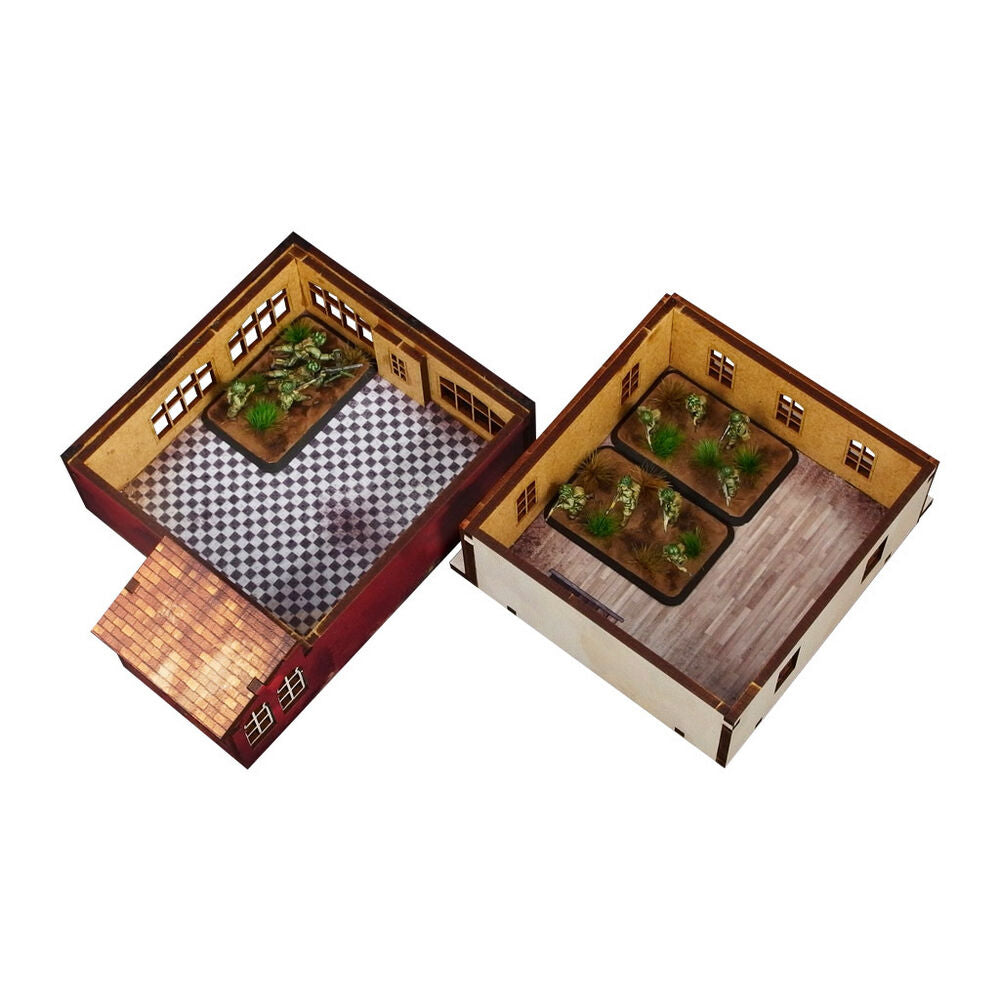 Micro Art Studio - WW2 Normandy Restaurant PREPAINTED [15mm/1:100]