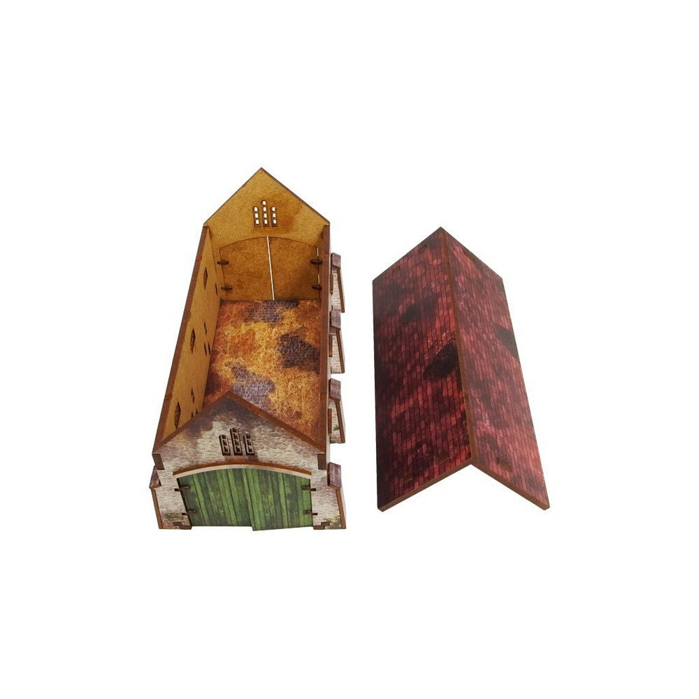 Micro Art Studio - WW2 Normandy Cowshed PREPAINTED [15mm/1:100]