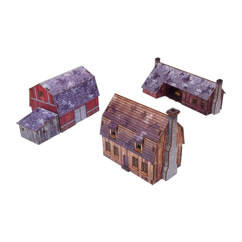 Micro Art Studio - New World Farm PREPAINTED Epic Battles Scale [15mm/1:100]