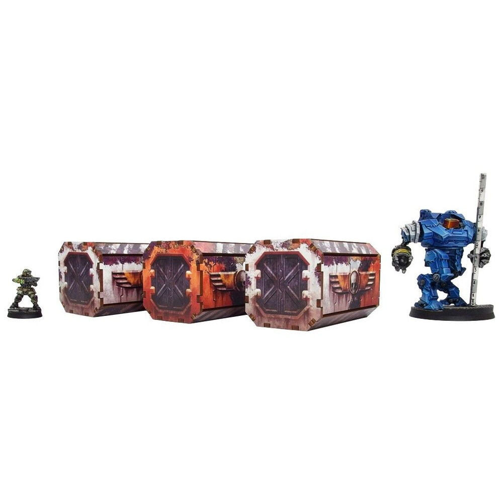 Micro Art Studio - Imperial Containers 1 (3) PREPAINTED [28mm/1:56]