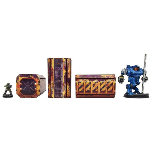 Micro Art Studio - Imperial Containers 2 (3) PREPAINTED [28mm/1:56]