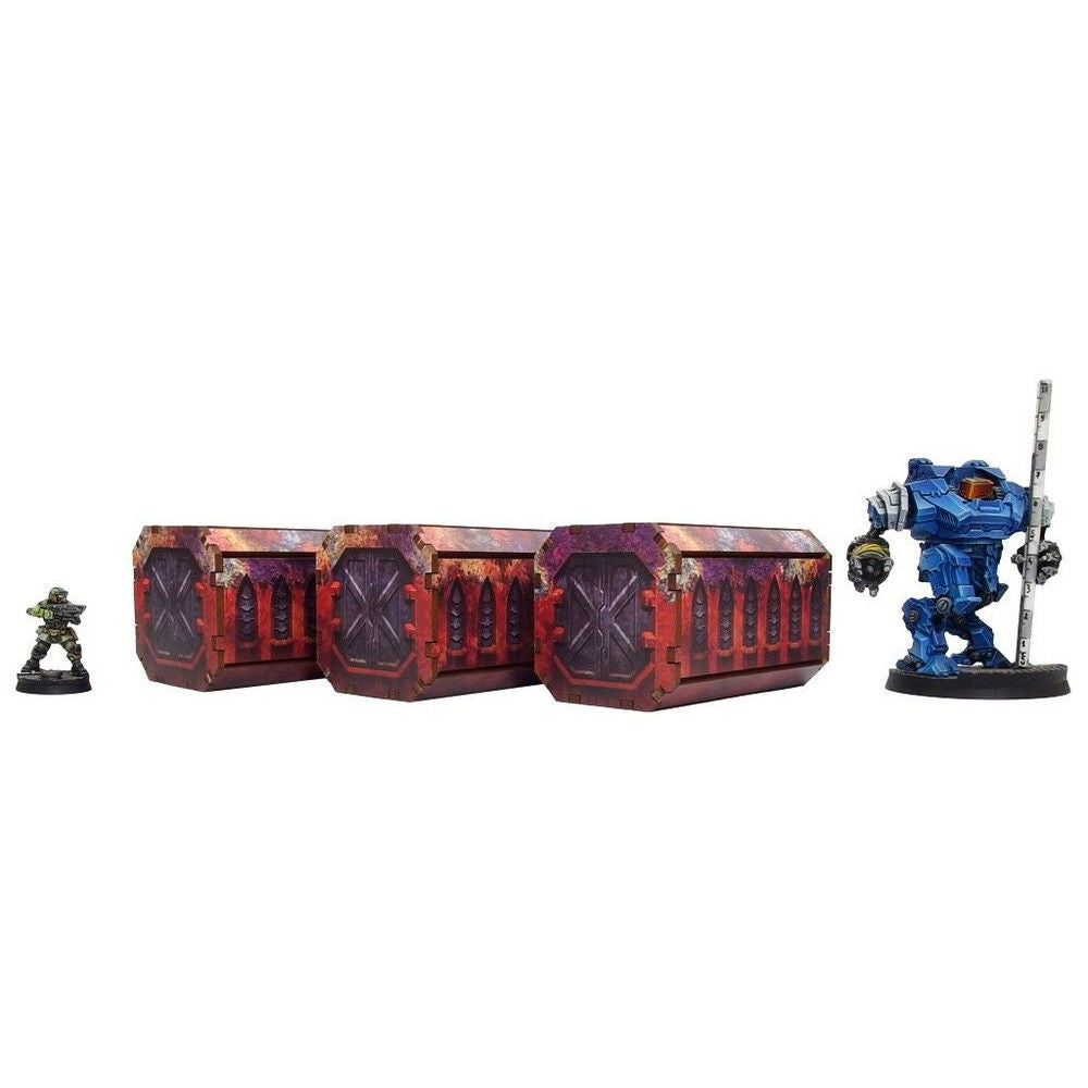 Micro Art Studio - Imperial Containers 4 (3) PREPAINTED [28mm/1:56]