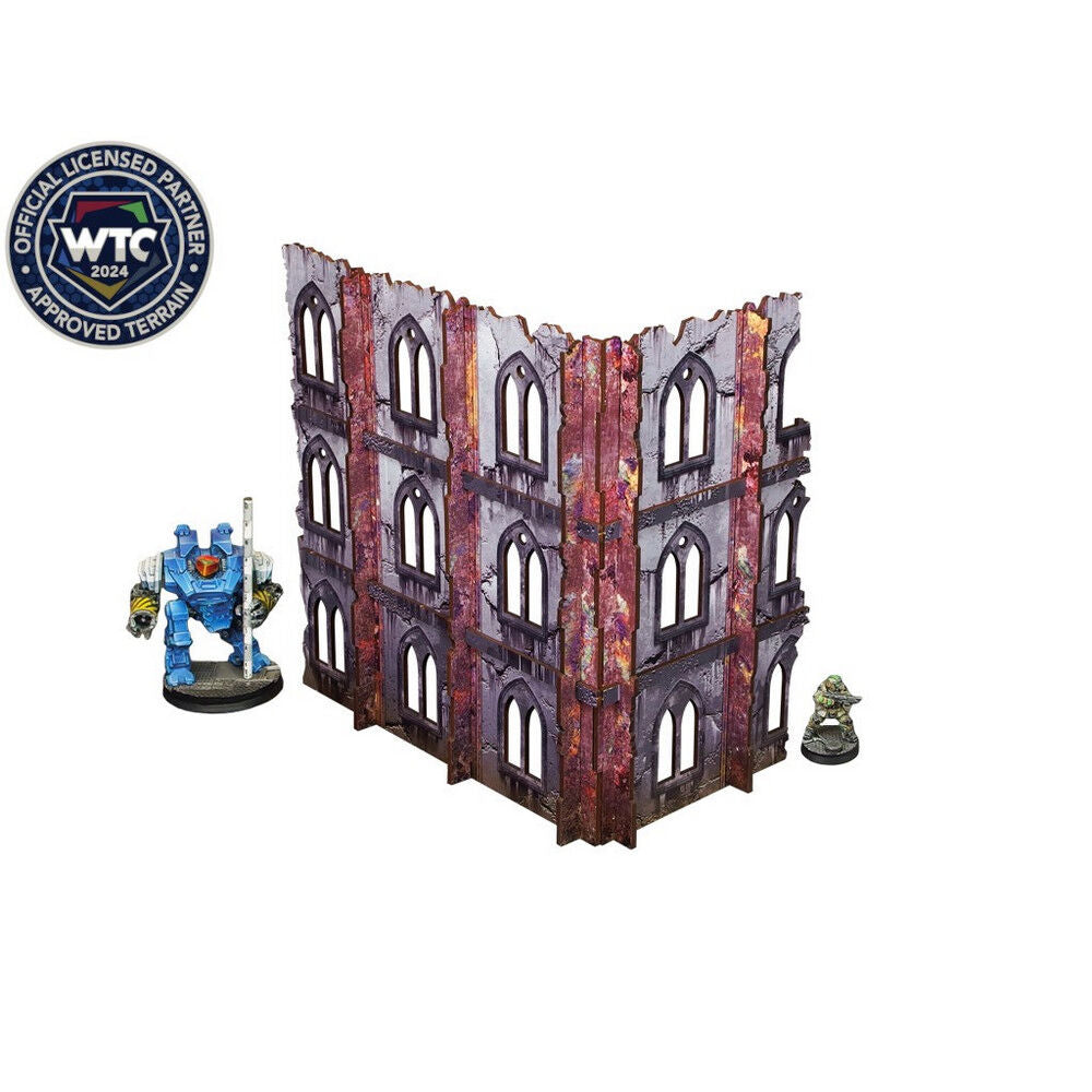 Micro Art Studio - Imperial Walls High (1) PREPAINTED [28mm/1:56]