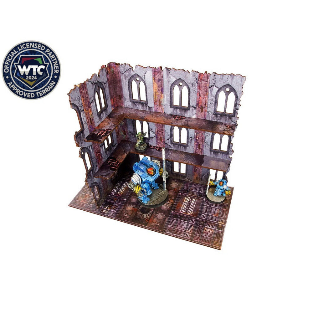 Micro Art Studio - Imperial Walls High (1) PREPAINTED [28mm/1:56]