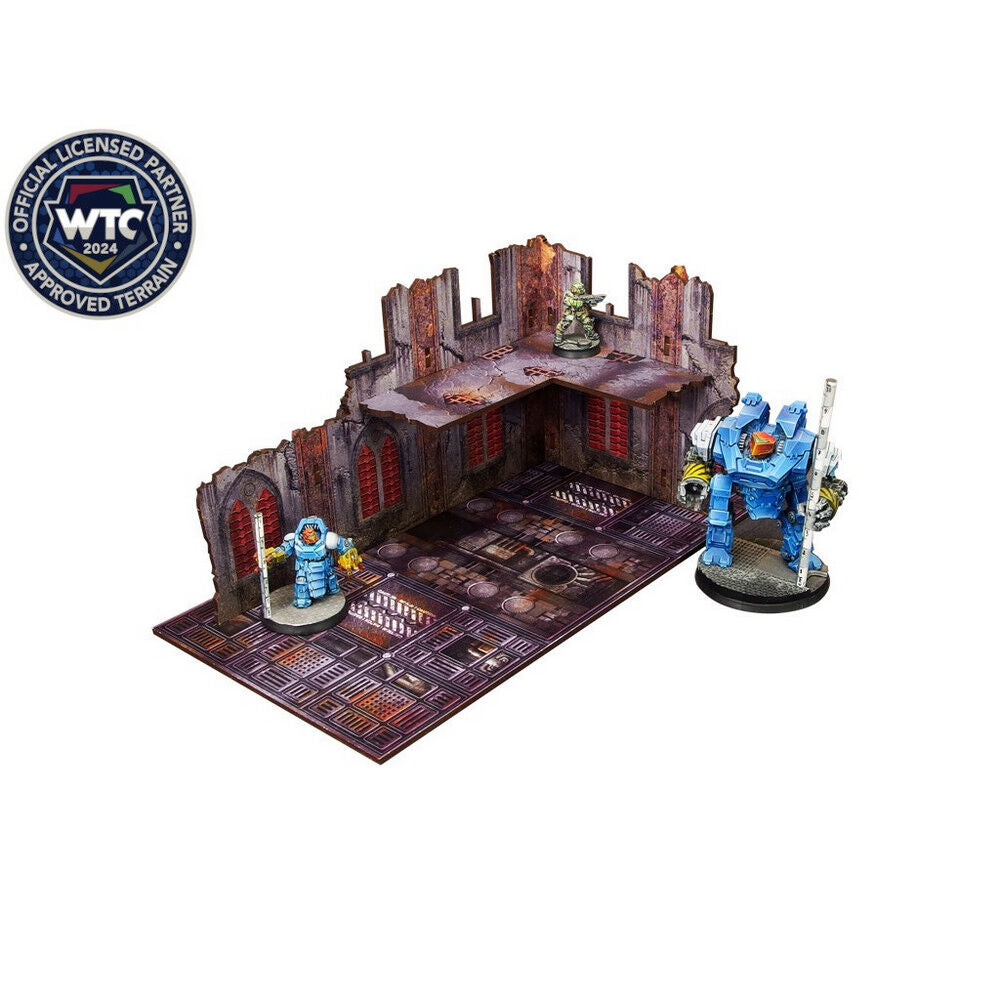 Micro Art Studio - Imperial Walls Low (2) PREPAINTED [28mm/1:56]