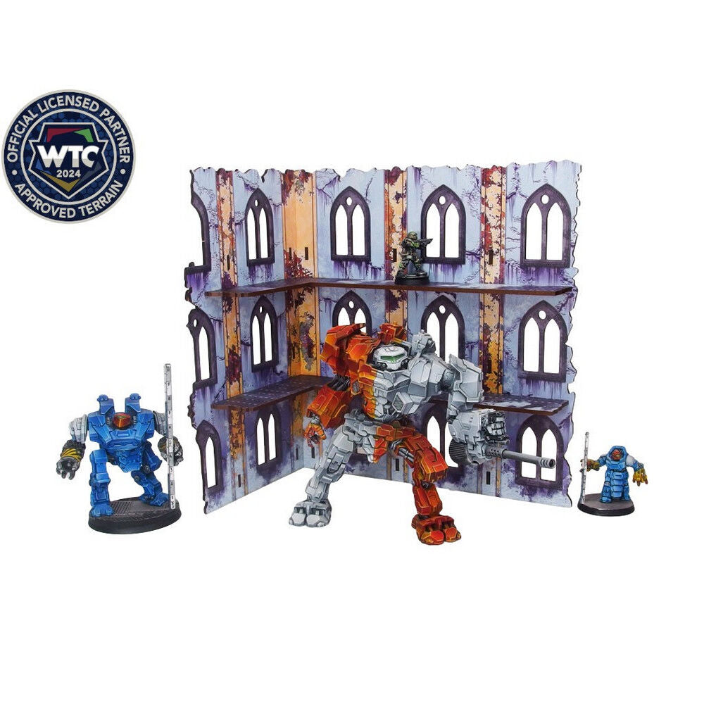 Micro Art Studio - Imperial Walls High Fenris (1) PREPAINTED [28mm/1:56]