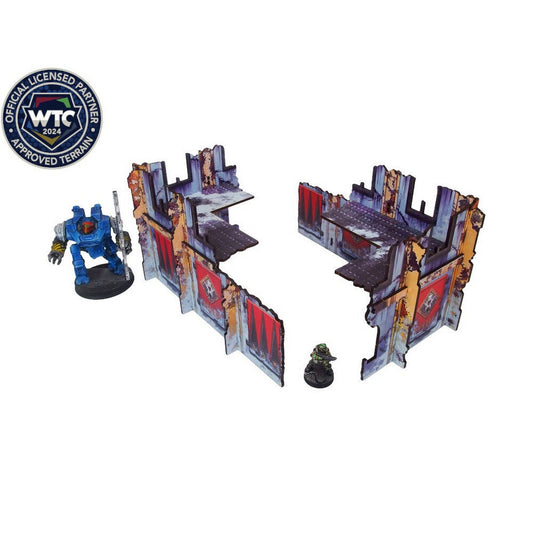 Micro Art Studio - Imperial Walls Low Fenris (2) PREPAINTED [28mm/1:56]