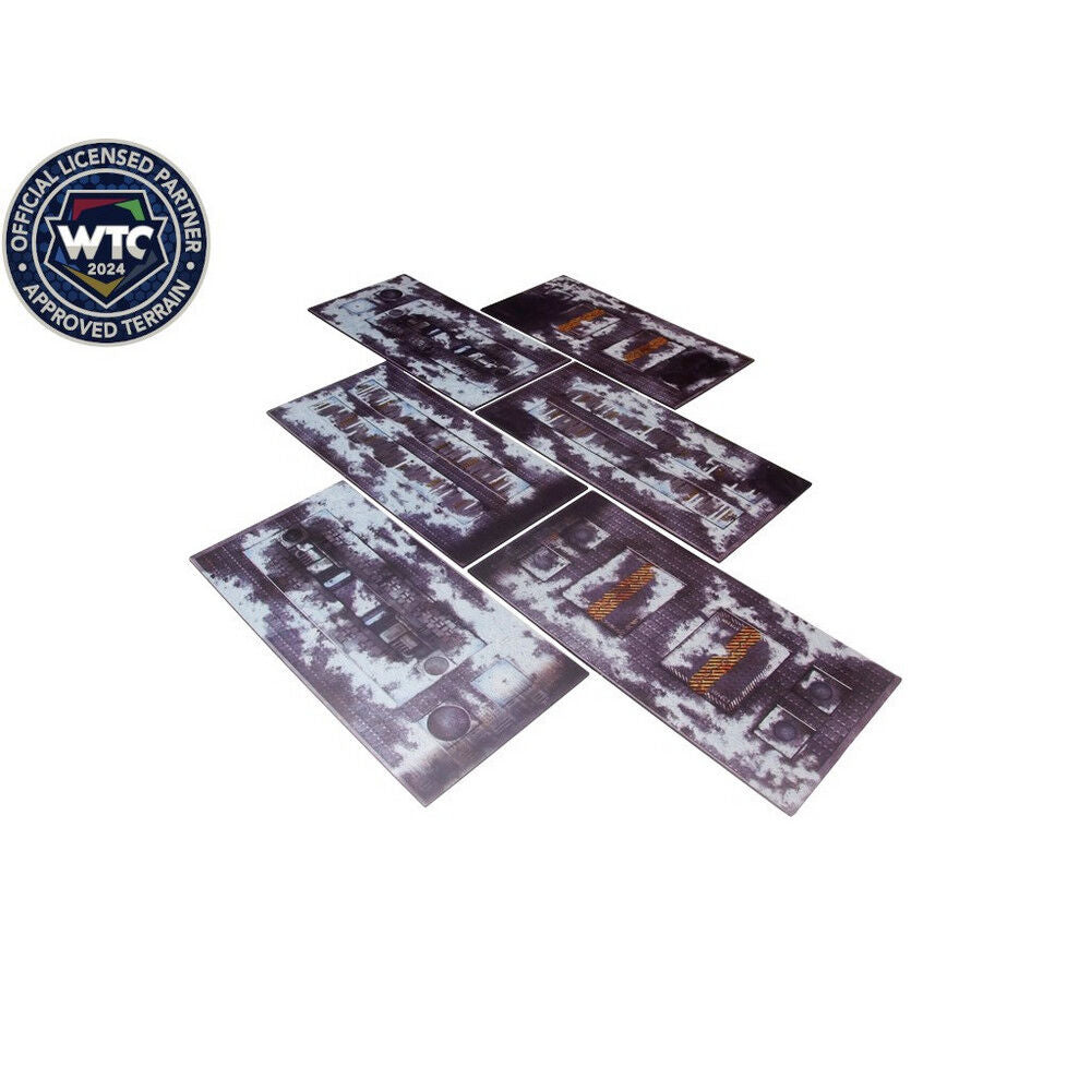 Micro Art Studio - Imperial Terrain Footprint 12x6 (6) Fenris PREPAINTED [28mm/1:56]