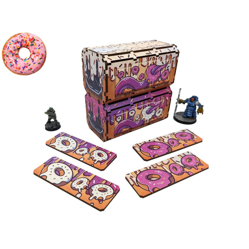 Micro Art Studio - Imperial WTC Containers Donut (2) PREPAINTED [28mm/1:56]