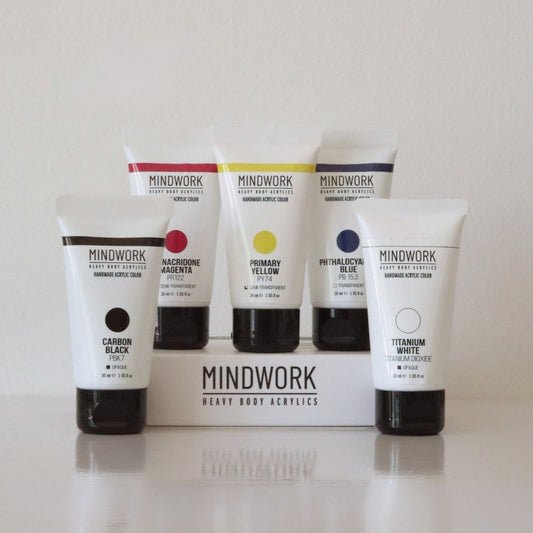 Mindwork: Heavy Body Acrylics - Primary Set (5 colors)