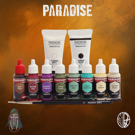 Paradise: White Lizard Cult Paint Set