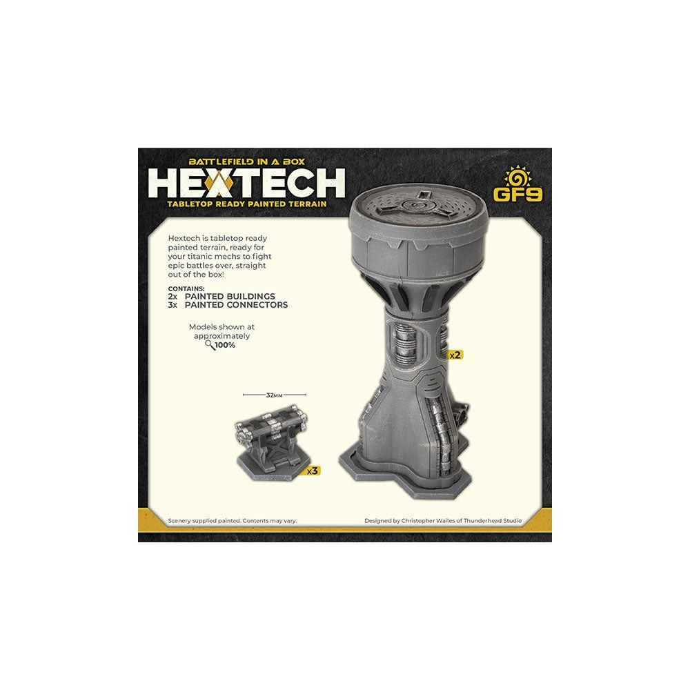 Hextech Terrain: Industrial Fluidworks – Pressure Tower