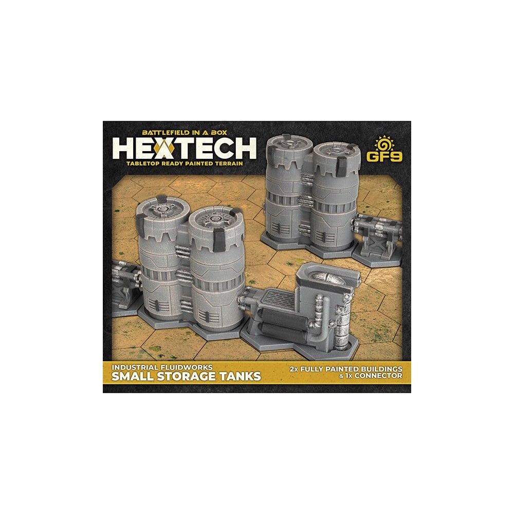 Hextech Terrain: Industrial Fluidworks – Small Storage Tanks