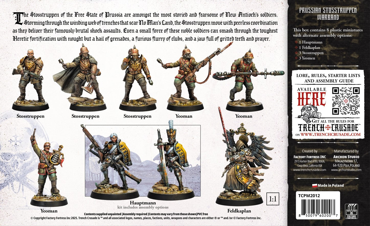 Trench Crusade: Prussian Stosstruppen – Warhaus