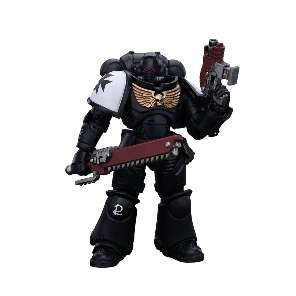 Warhammer Collectibles: 1/18 Scale Space Marines Black Templars Outriders Brother Valtus