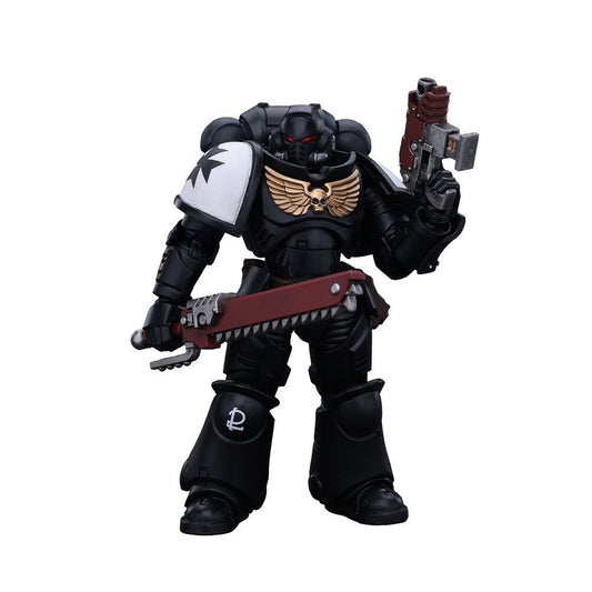 Warhammer Collectibles: 1/18 Scale Space Marines Black Templars Outriders Brother Valtus