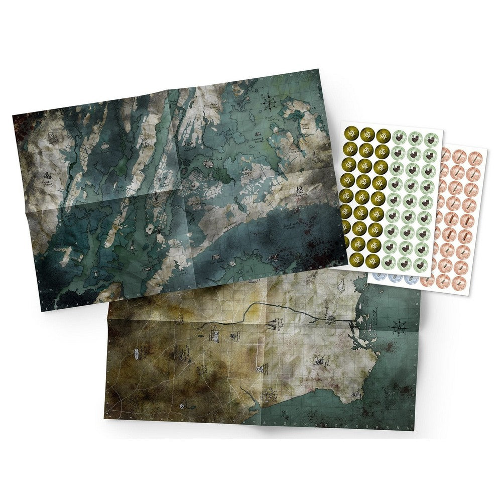 Mutant: Year Zero - Maps & Markers Pack (RPG Accessory)