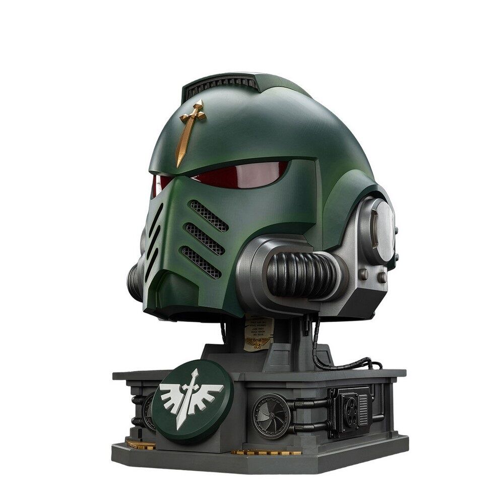 Warhammer Collectibles: 1/1 Scale Dark Angels MkX Helmet & Display Stand
