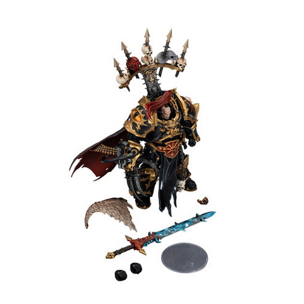 Warhammer Collectibles: 1/18 Scale Black Legion Abaddon the Despoiler with Drach'nyen