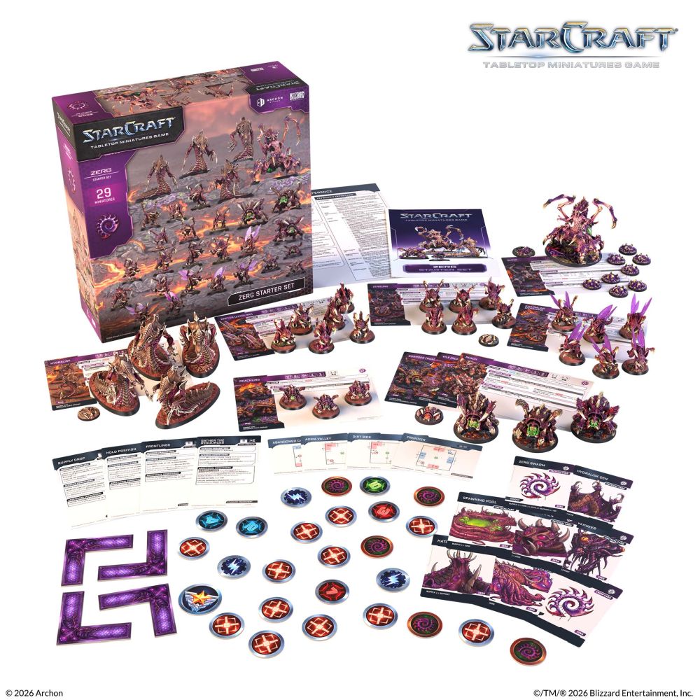 Starcraft Miniatures Games: Zerg Starter Set