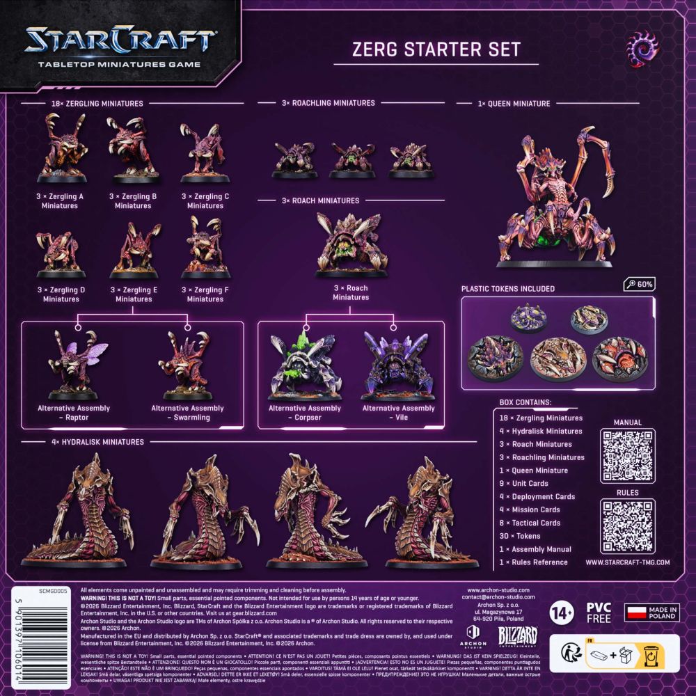 Starcraft Miniatures Games: Zerg Starter Set