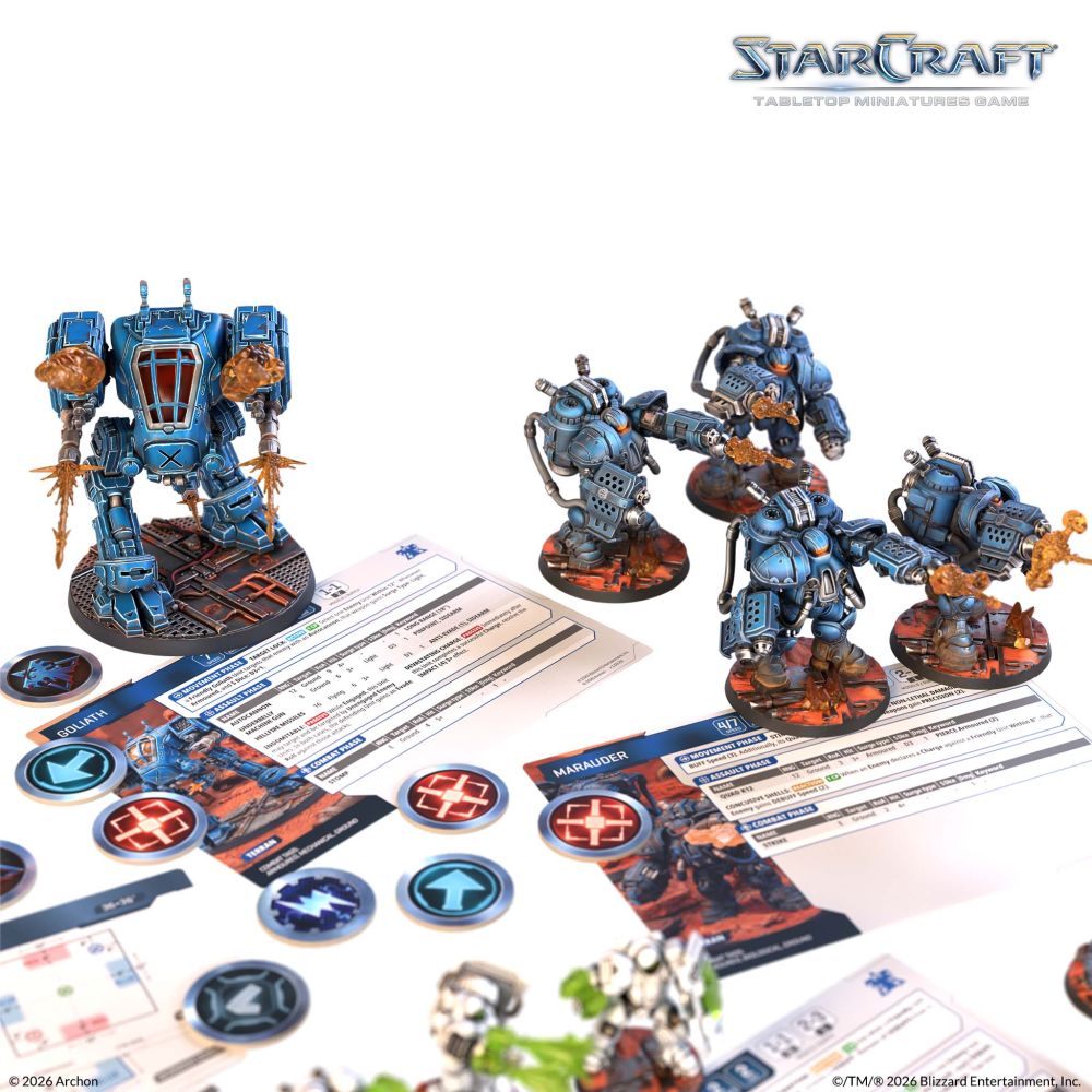 Starcraft Miniatures Games: Terran Starter Set